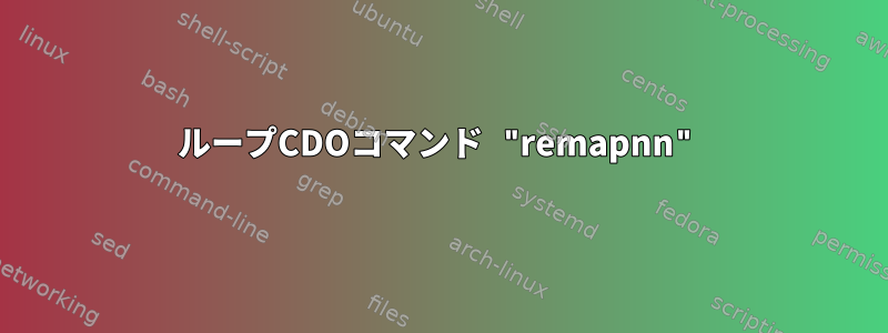 ループCDOコマンド "remapnn"