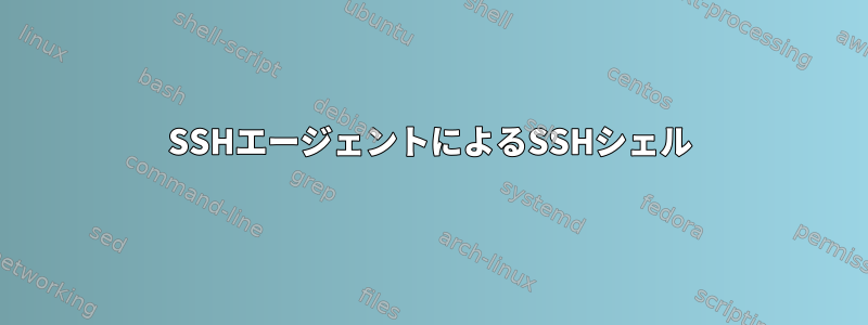 SSHエージェントによるSSHシェル