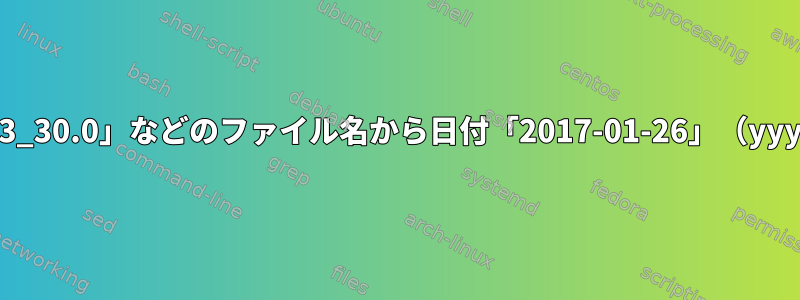 「abcd.log.2017_01_26_23_30.0」などのファイル名から日付「2017-01-26」（yyyy-mm-dd）を抽出します。