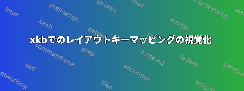 xkbでのレイアウトキーマッピングの視覚化