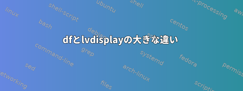 dfとlvdisplayの大きな違い