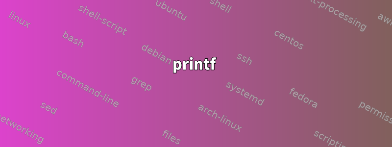 printf