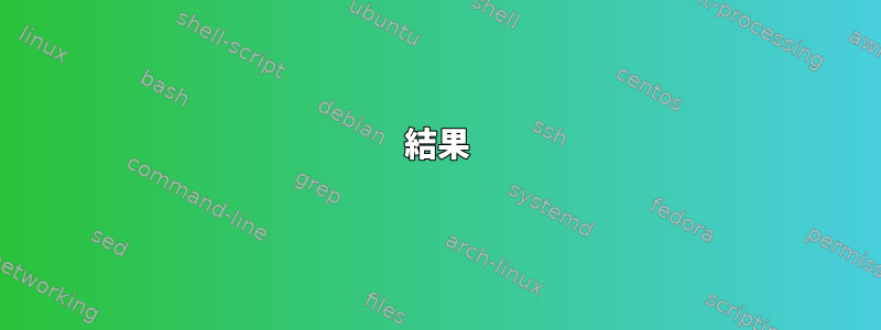 結果