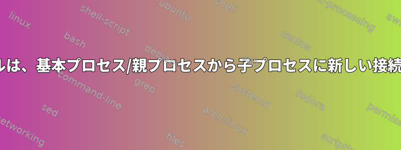 Node.js/clusterモジュールは、基本プロセス/親プロセスから子プロセスに新しい接続をどのように渡しますか？