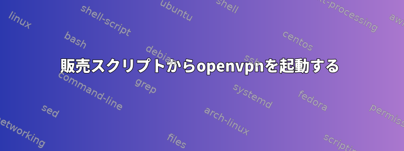 販売スクリプトからopenvpnを起動する