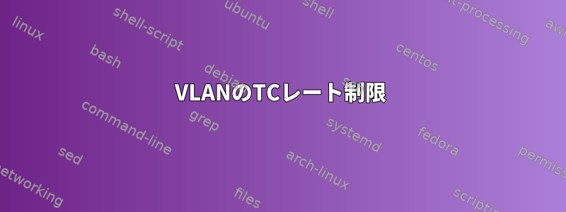 VLANのTCレート制限