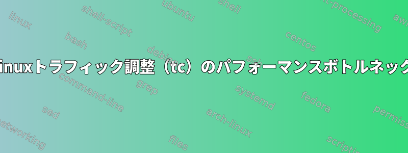 Linuxトラフィック調整（tc）のパフォーマンスボトルネック