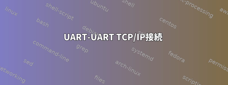 UART-UART TCP/IP接続