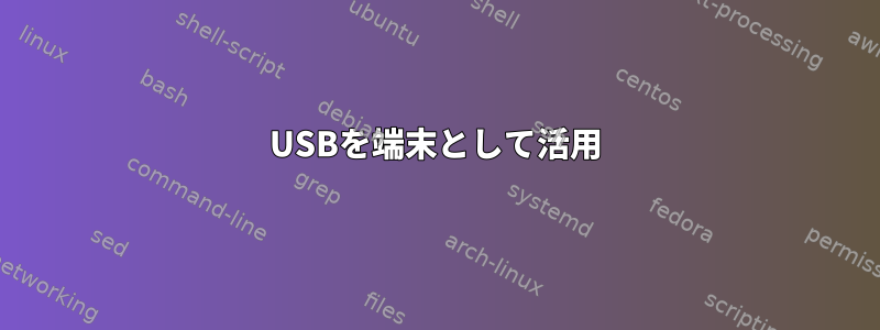 USBを端末として活用