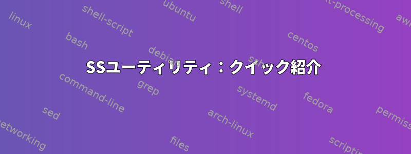 SSユーティリティ：クイック紹介