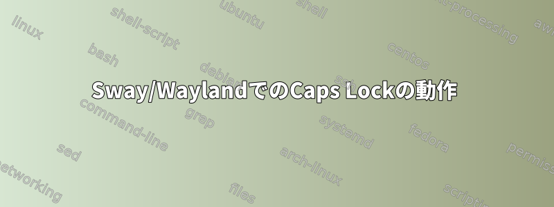 Sway/WaylandでのCaps Lockの動作