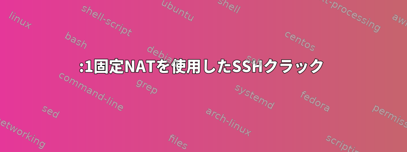 1:1固定NATを使用したSSHクラック