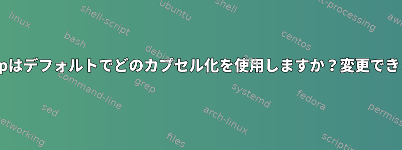 /dev/udpはデフォルトでどのカプセル化を使用しますか？変更できますか？