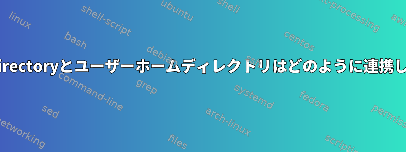 ChrootDirectoryとユーザーホームディレクトリはどのように連携しますか？