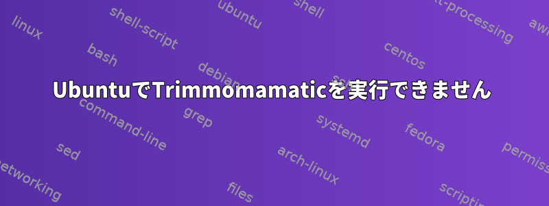 UbuntuでTrimmomamaticを実行できません