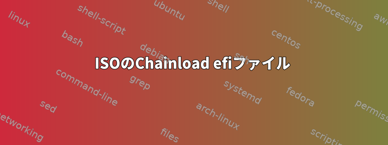 ISOのChainload efiファイル