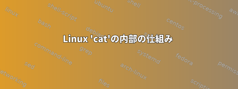 Linux 'cat'の内部の仕組み