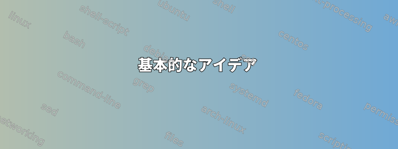 基本的なアイデア