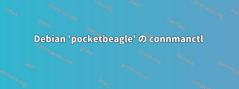 Debian 'pocketbeagle' の connmanctl