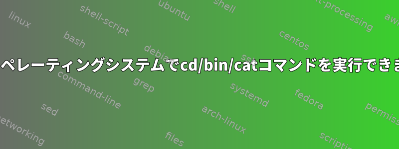 Linuxオペレーティングシステムでcd/bin/catコマンドを実行できますか？