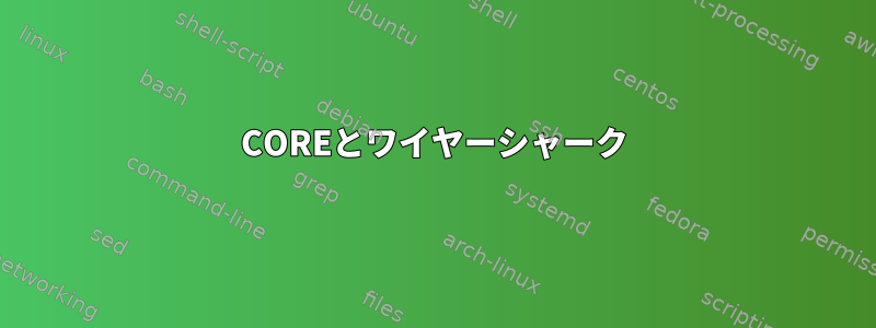 COREとワイヤーシャーク