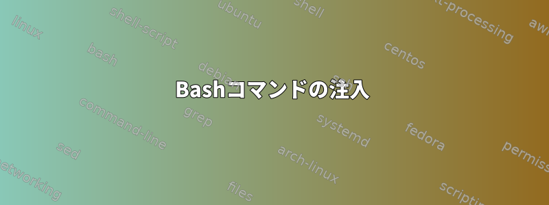 Bashコマンドの注入