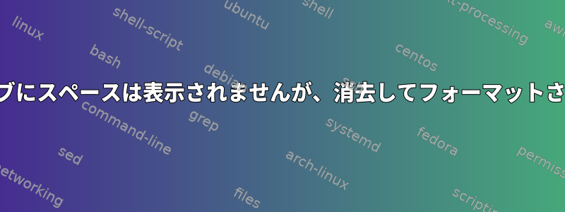 ハードドライブにスペースは表示されませんが、消去してフォーマットされています。