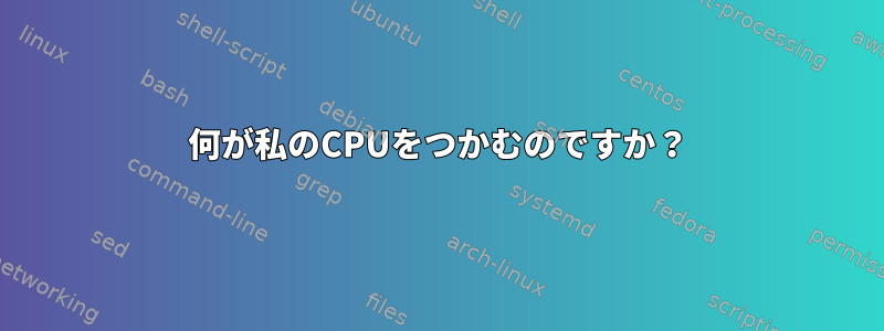 何が私のCPUをつかむのですか？