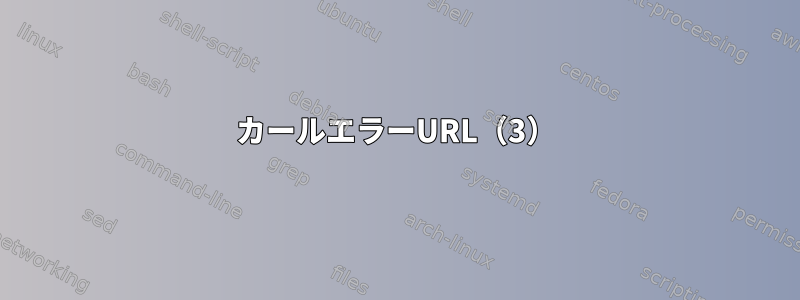 カールエラーURL（3）