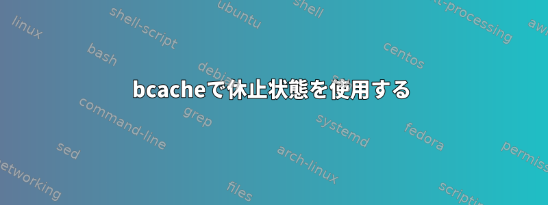 bcacheで休止状態を使用する