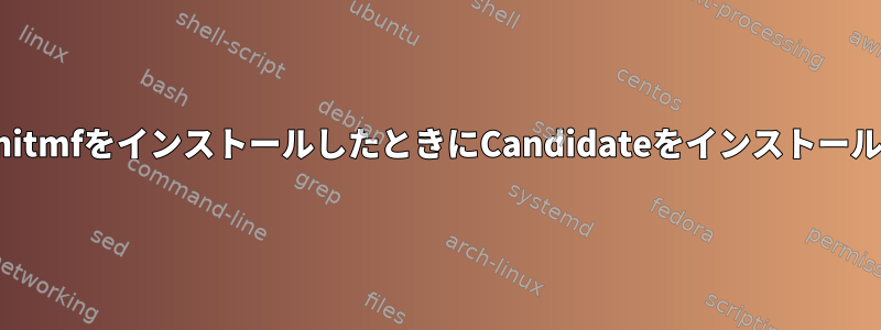 Python開発者がmitmfをインストールしたときにCandidateをインストールしませんでした。