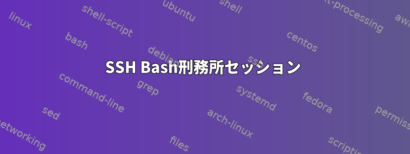 SSH Bash刑務所セッション