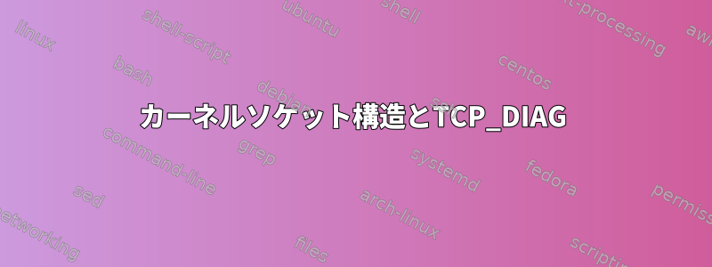 カーネルソケット構造とTCP_DIAG