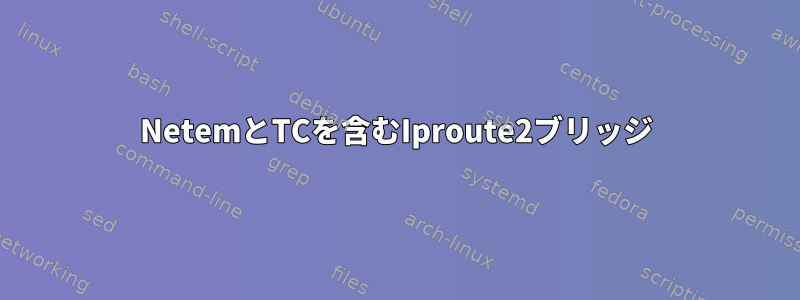 NetemとTCを含むIproute2ブリッジ