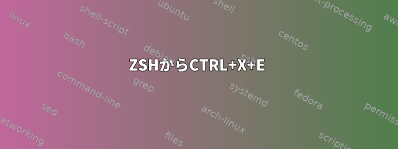 ZSHからCTRL+X+E