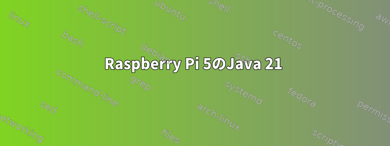 Raspberry Pi 5のJava 21