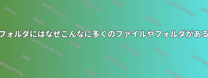 Tomboyのフォルダにはなぜこんなに多くのファイルやフォルダがあるのですか？