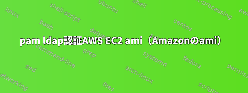 pam ldap認証AWS EC2 ami（Amazonのami）