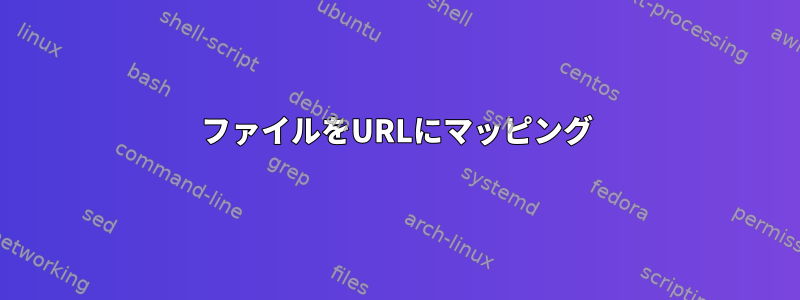 ファイルをURLにマッピング