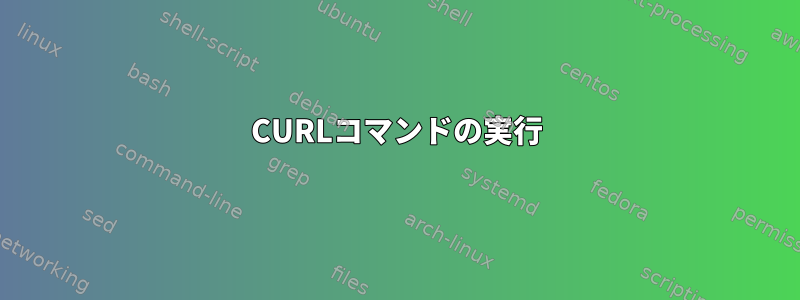 CURLコマンドの実行