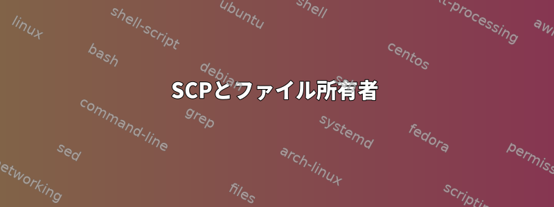 SCPとファイル所有者