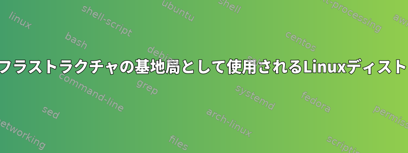 ワイヤレスインフラストラクチャの基地局として使用されるLinuxディストリビューション