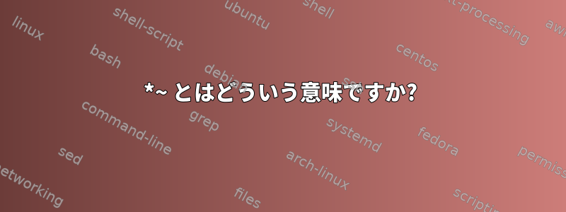 *~ とはどういう意味ですか?