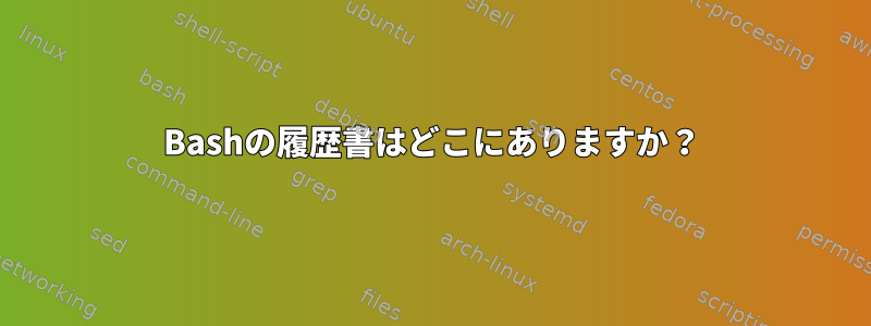 Bashの履歴書はどこにありますか？