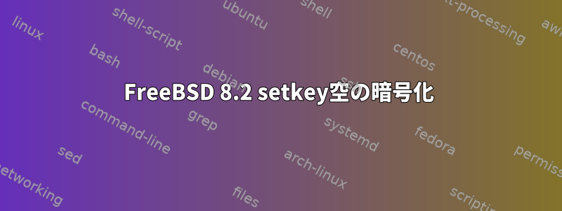 FreeBSD 8.2 setkey空の暗号化