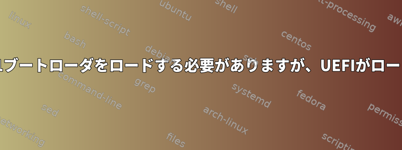 BIOSはMBRからフェーズ1ブートローダをロードする必要がありますが、UEFIがロードしないのはなぜですか？