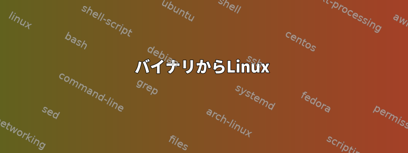 バイナリからLinux