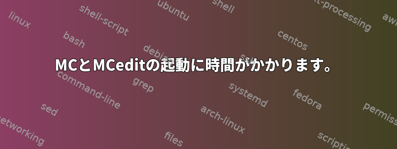 MCとMCeditの起動に時間がかかります。