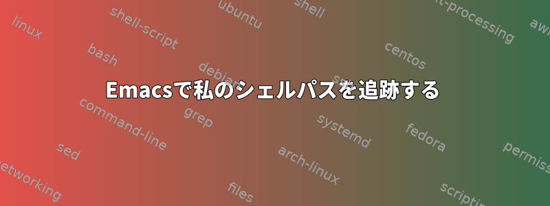 Emacsで私のシェルパスを追跡する