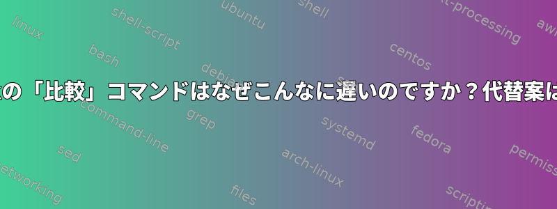 ImageMagickの「比較」コマンドはなぜこんなに遅いのですか？代替案はありますか？